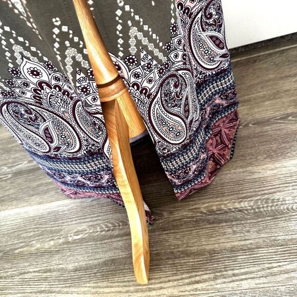 derek heart cold shoulder aztec pattern maxi dress - Picture 4 of 10